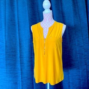 Golden Yellow Anne Klein Top